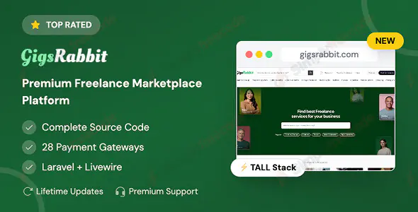 GigsRabbit v1.0 - Premium Freelance Marketplace Platform