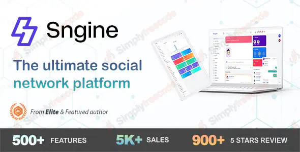 Sngine v4.4.1 Nulled – The Ultimate PHP Social Network Platform Script