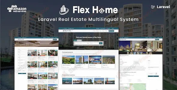 Flex Home v2.55.9 - Laravel Real Estate Multilingual System - nulled