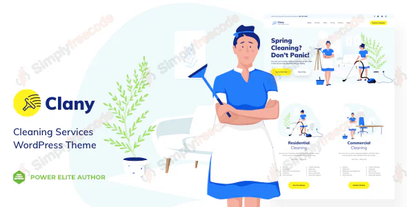 Clany v35 - Cleaning Services - WordPress Theme