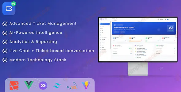 HelpDesk 5.2.5 - Online Ticketing System with Website - ticket support and management - nulled