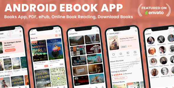 Android EBook App (Books App, PDF, ePub, Online Book Reading, Download Books) v21.0 Nulled