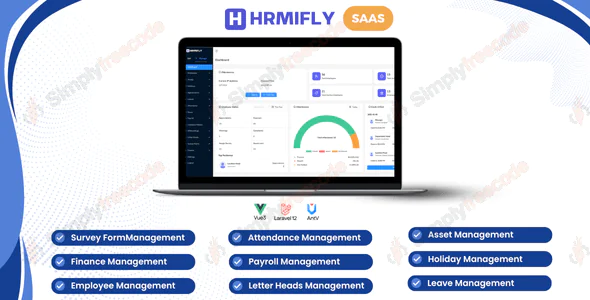 Hrmifly SAAS 2.0.0 - Complete Payroll And HR Management System (HRM)