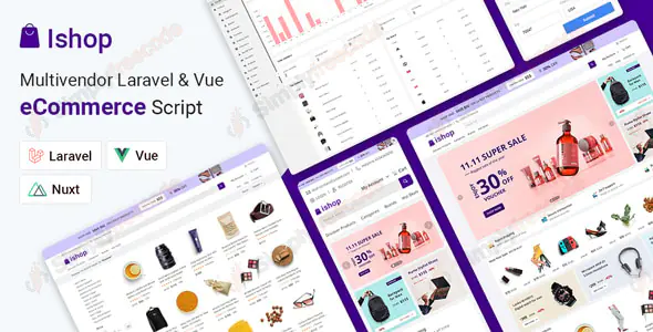 Ishop v5.0.10 - PWA Multivendor Laravel & Vue eCommerce CMS - nulled